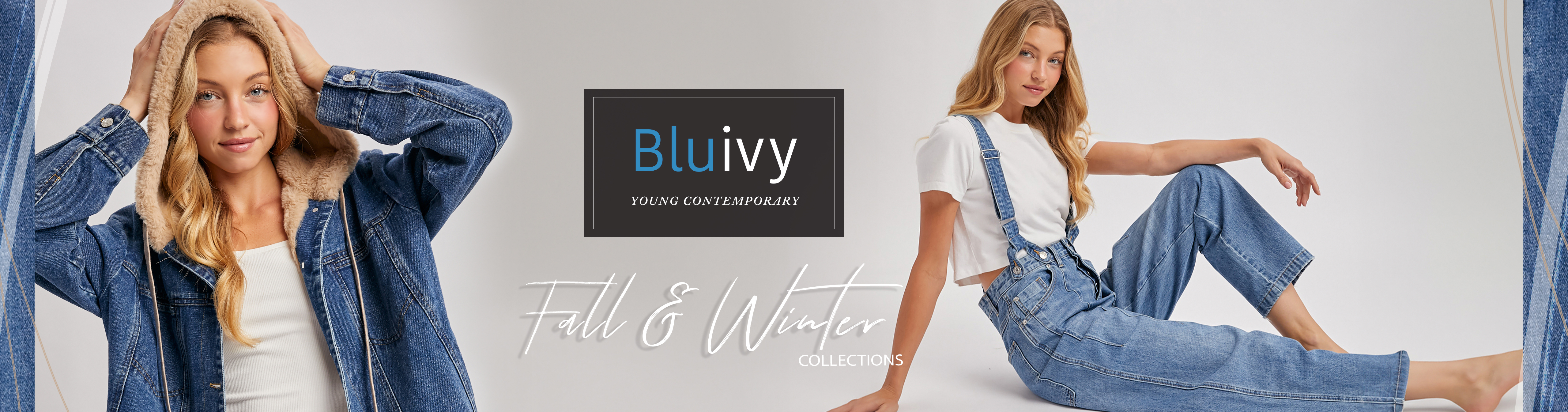 Homepage banner featuring clothing promotions, new arrivals, and special offers.